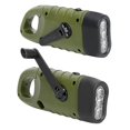 thumbnail image 2 of 1 Piece Portable Solar Powered Led Flashlight With Dynamo Crank For Camping, Mountaineering And Tent Riilq, 2 of 4