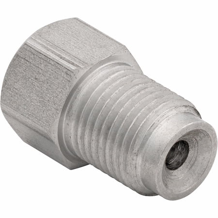 4LifetimeLines - Stainless Steel Brake Line Adapter, F(3/8-24 Inverted) to M(7/16-24 Inverted), Bag of 10