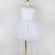 thumbnail image 4 of Disfraz de ángel blanco brillante para niñas, vestido de fiesta de cumpleaños, boda, tutú de princesa con cola, 4 of 5