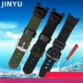 thumbnail image 2 of Pulsera de reloj de lona con muescas, resistente al agua, correa de nailon para Casio SGW-100-1V SGW-200 100B GW-3500B 3000B, correa de reloj G Shock, 2 of 5