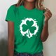 thumbnail image 1 of Fiudx Ofertas de La Semana Camiseta Informal de Manga Corta con Cuello Redondo y Estampado a La Moda para Mujer, 1 of 4