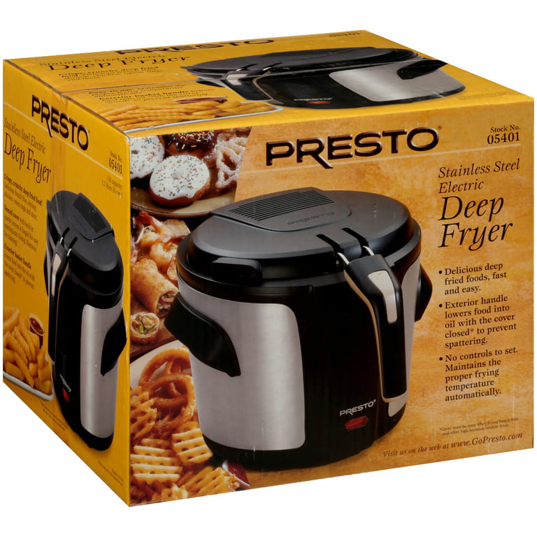 Presto 05411 / 05410 6 Cup Electric Deep Fryer: Electric Deep Fryers  (075741054117-1)