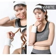 thumbnail image 3 of One Size Of 2Pcs Sweatbands Sports Wristbands for Kids and Women - 3 inch Elastic Athletic Wrist Bands for Tennis, Basketball, Running, Working Out, 3 of 4