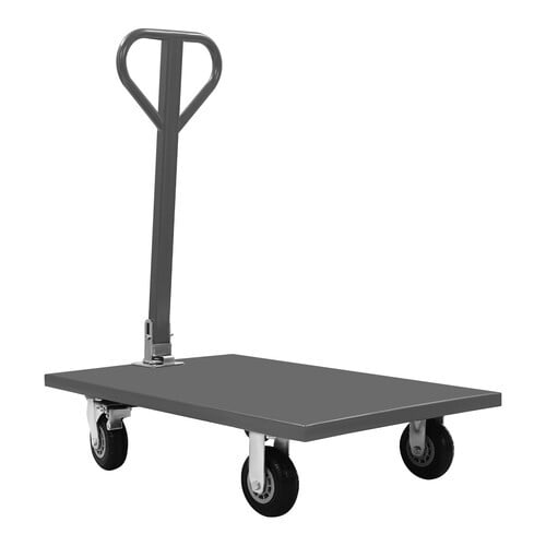 Industrial Flat Dolly Cart Heavy Duty Cart Flatbed Hand Truck 2000 lbs Load