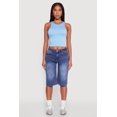 thumbnail image 3 of Women's Crew Neck Cropped Tank Top, 3 of 5