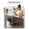 thumbnail image 2 of Comedero automático para gatos WOPET 6L WiFi Control con grabadora de voz, 2 of 6
