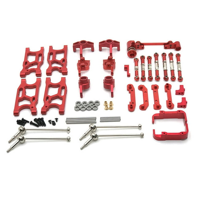 Bewildely Servo brazo Control remoto Crawler dirección taza tipo C Kit modificación piezas Reemplazo Rojo