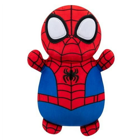 Squishmallows Original Marvel Spidey HugMees Plush - 10-Inch Medium-Sized Ultrasoft Spidey Toy, Officially Licensed by Jazwares