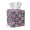 American Flag Patchwork, variant on COEQINE PU Leather Square Tissue Box Cover, Snap Closure for Easy Refill & Storage, Universal Decorative Tissue Holder for Home Bedroom Car Office Desk, Mushroom Butterfly Galaxy