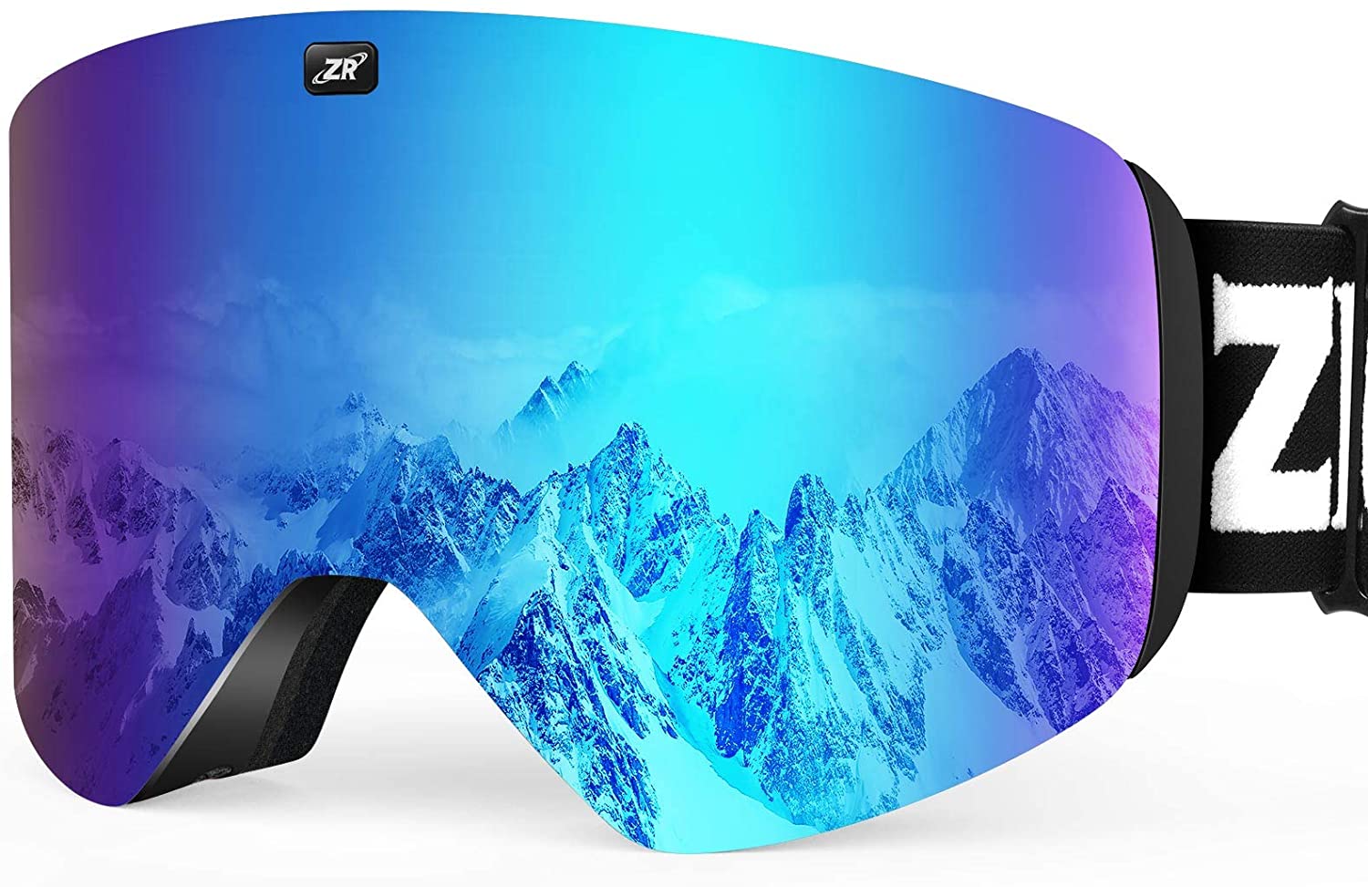 cylindrical snow goggles