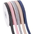 thumbnail image 1 of HAOAN 20Yards Blue Sky White Clouds Ribbon 1 Inch Wide Sky Clouds Polyester Ribbon 0.3mm Thick White and Blue Decorative Ribbon, 1 of 6