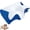 Blue, variant on Doreve Cloudfaser Pillow, Doreve Cloudfaser Pro Pillow, Ergonomic Butterfly Support Structure with Aligned Comfort Design, Breathable Constant-Temperature Material, Ideal for Desk Work Use