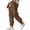 Camel -BR22, variant on Dwellite Men Casual Linen Jogger Pants Relaxed Fit Trousers Elastic Waist Drawstring Sweatpants with Pockets Camel 2XL