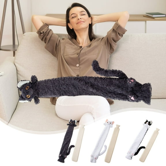 kttectoa Gifts 35.43in German Cats Long Hot Water Bottle Winter Warm Bed Quilt Filling Water Warm Baby Extended Hot Compress Hot Water Bag Female