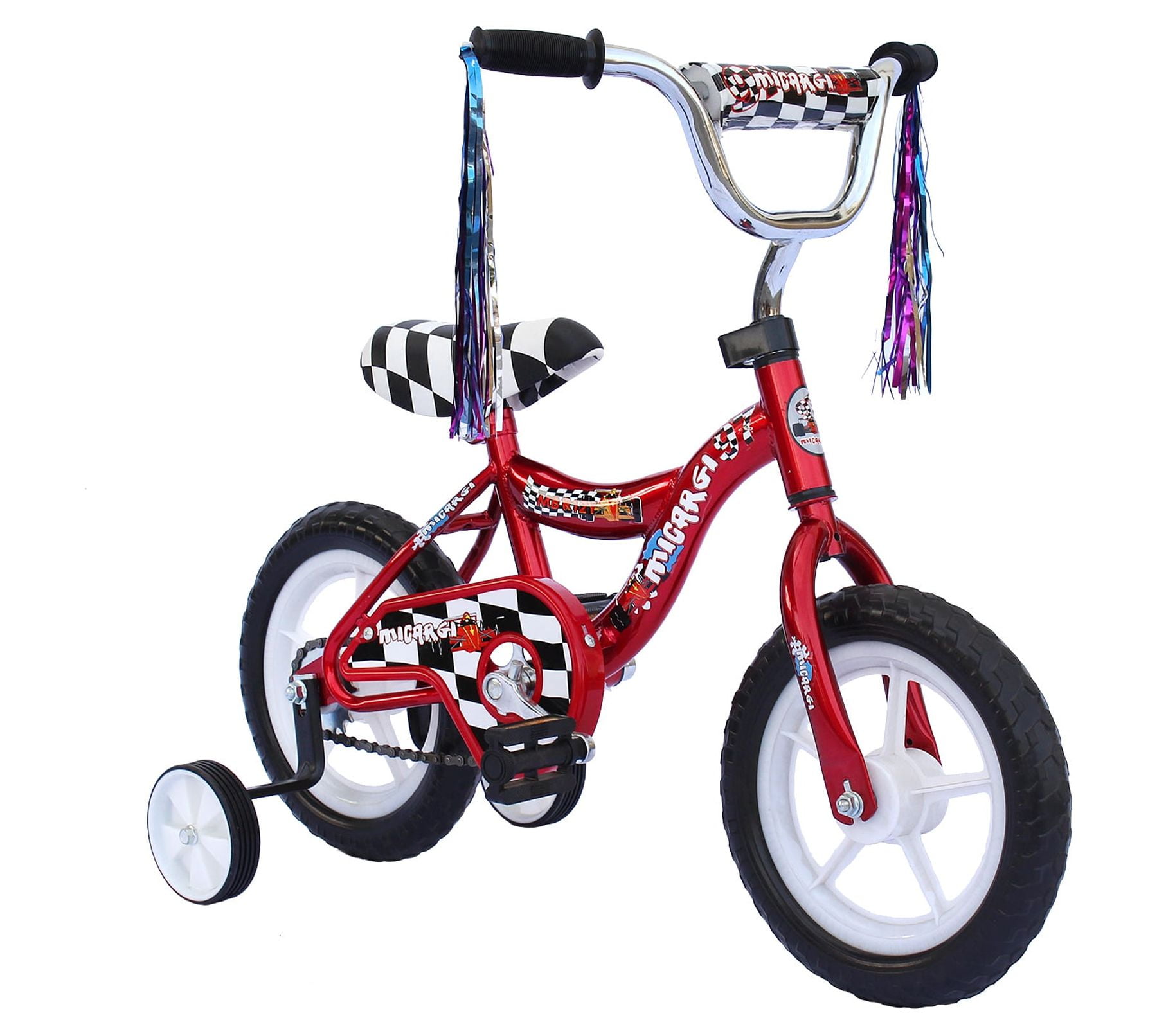 Wonder Wheels 12 In. Kid's Beginner Bicycle for 2-4 Years Old Boy's and Girl's with Foam Tire for Indoor Use No Brake, Purple