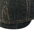 thumbnail image 5 of XIAOCHA Mens Plaid‑Woven Newsboy Cap Solid Structured Crown Newsboy Caps Urban Walk Newsboy Hat,Brown, 5 of 8
