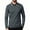 41-Gray, variant on YOIAVAIOY Mens Contrast Collar Sweatshirt Long Sleeve Button Neck Pullovers Lightweight Slim Fit Pullover Sweatshirts Casual Business Polos Gray L