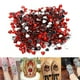 thumbnail image 4 of 1000 Uds Decoración de boda Bling Bling Con diamantes acrílicos accesorios de ropa DIY decoración de tarjetas forma de corazón rojo, 4 of 9