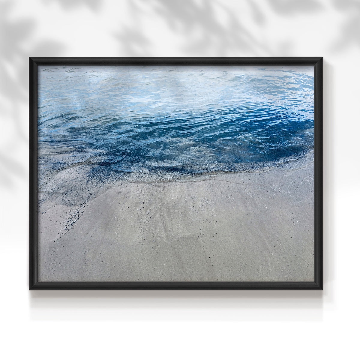 Aegean Blue Water by Nan - Restickable Framed Giclée Print