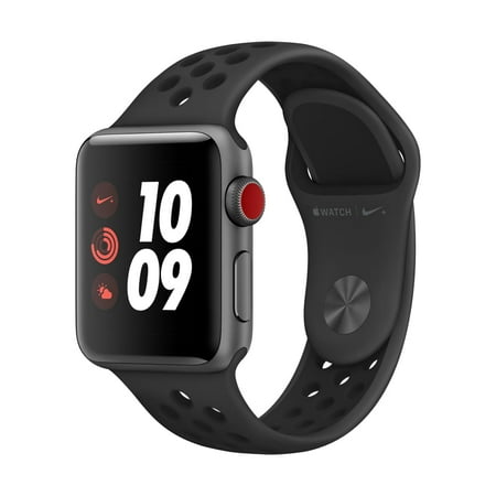 apple watch nike  space gray aluminum case