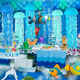 thumbnail image 3 of 6pcs Fiesta En El Océano Con Farolillos De Papel De Medusas Belug, Azul, 3 of 5