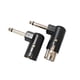 thumbnail image 1 of Adaptador de Ángulo para Guitarra Conector de 3 Pines Hembra Macho a 635mm Adaptador de Metal Conector para Mezcladores Micrófonos Amplificadores Función Ajustable Adecuado para Músicos, 1 of 9