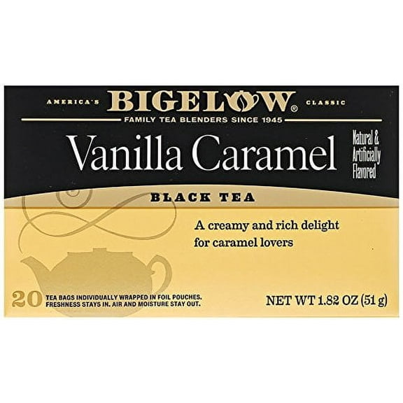 Bigelow Vanilla Caramel Black Tea (20 Teabags)