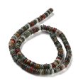 thumbnail image 3 of Natural African Bloodstone Beads Strands Rondelle 6~6.5x2~2.5mm Hole: 1.2mm about 156~158pcs/strand 15.12~15.20 inch(38.4~38.6cm), 3 of 5