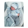 thumbnail image 4 of Realistic Reborn Dolls Levi - 18 Inch Lifelike Sleeping Baby Boy That Look Real Soft Cloth Body Newborn Baby Dolls Poseable Advanced Painted with Gift Box Set for Kids Age 3+, 4 of 5