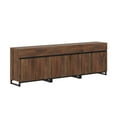 thumbnail image 6 of Wampat 94.5" Sideboard Buffet Cabinets, Modern Sideboard with Adjustable Shelf & Metal Base, Coffee Bar Cabinet Storage Cabinet for Living Room, Brown, 6 of 7