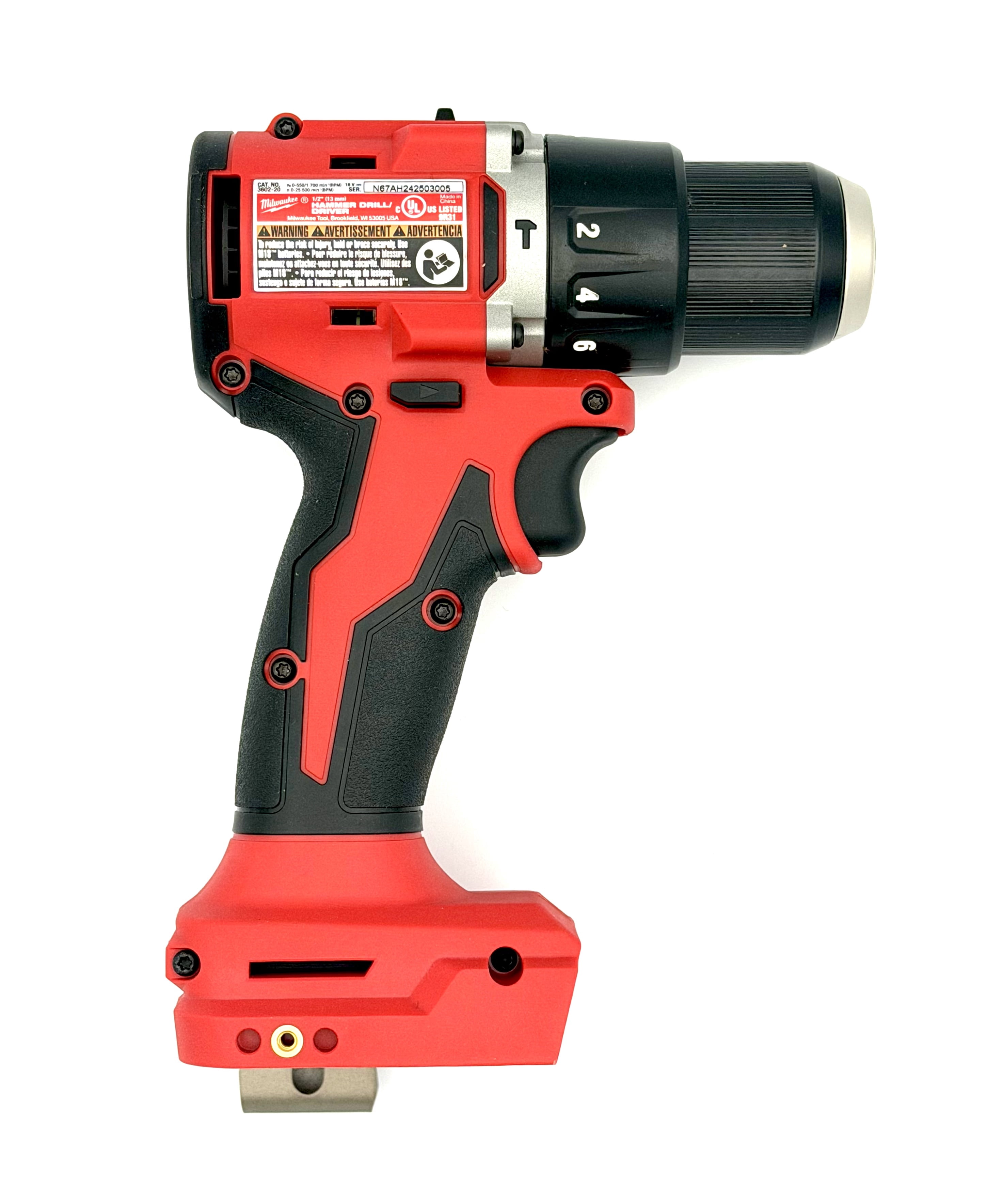 Milwaukee M18 Compact 1/2 in. Hammer Drill/Driver (3602-20)