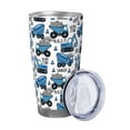 thumbnail image 2 of Rateoe Blue Excavator Printed Car Guy Gifts for Men Women Tumbler - 20oz/590ml Double Wall Vacuum Insulated Stainless Steel Travel Tumbler Cups with Lid & Straw-Straw Two-piece Set, 2 of 8