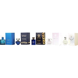  Versace Miniatures Collection Fragrance Set for Unisex, 5 Count  : VERSACE: Everything Else