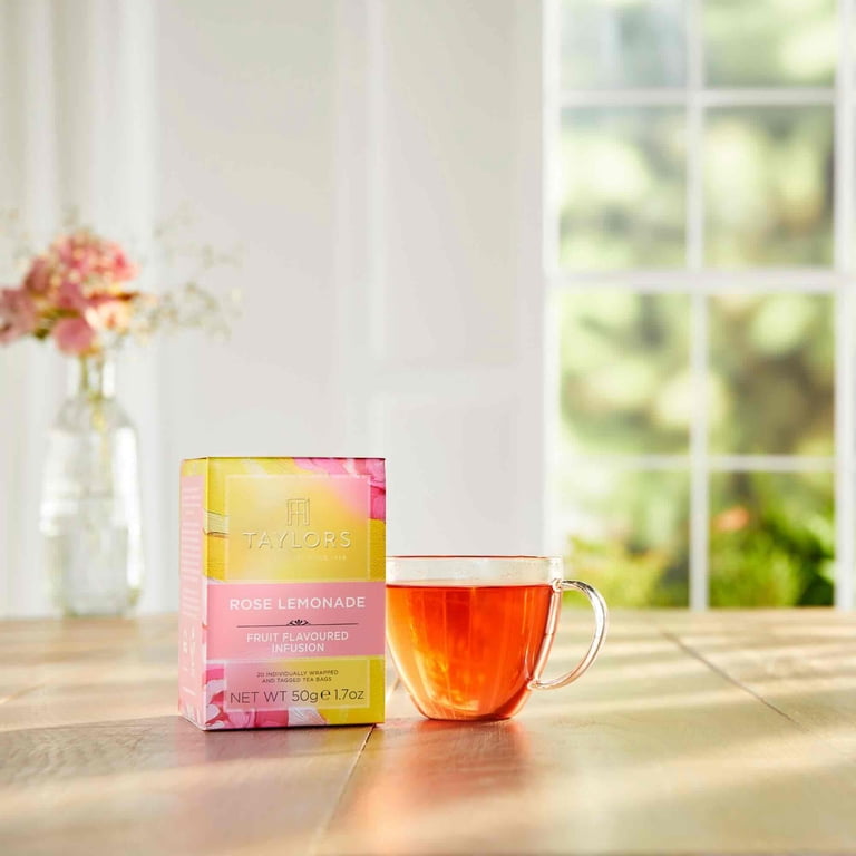 Taylors of Harrogate Rose Lemonade Infusion, Caffeine-Free Herbal