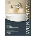 thumbnail image 6 of Hampton Bay EGM1392A-3-BN Ashhurst 2-Light Vanity with Frosted Glass Shades, Brushed Nickel, 6 of 6