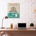 thumbnail image 5 of Never Trust Funny Cartoon Pet Dog Design XXL Stretched Canvas Wall Art by Gary Patterson, 5 of 6