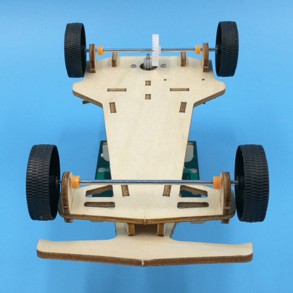 Science Experiment Production Solar Car Assembled Model DIY Materials Kit 
