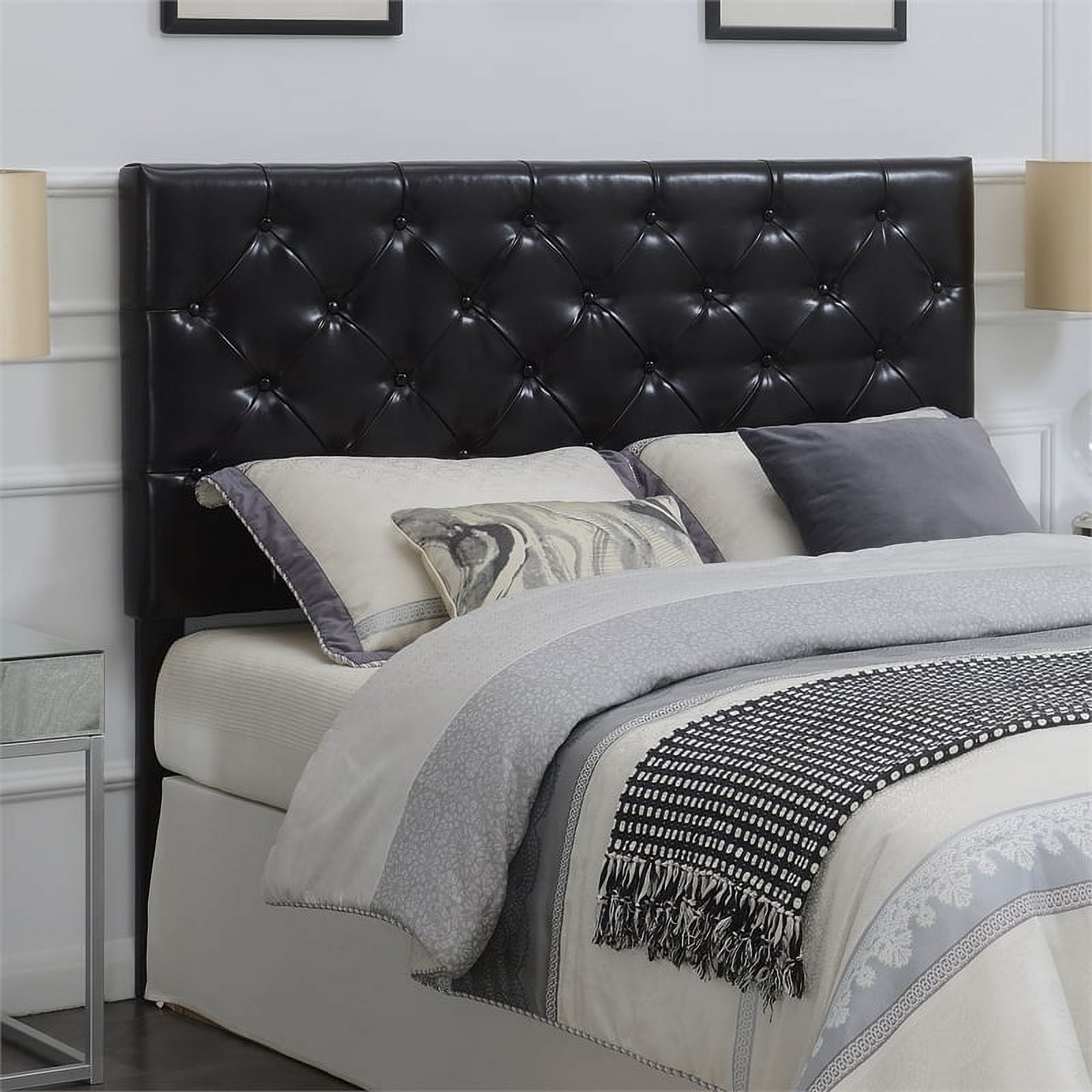 Dark brown headboard discount