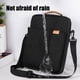 thumbnail image 3 of Bolsa para laptop ligera para varias marcas y tamaños, bolsa impermeable de hombro único, negro, 3 of 6