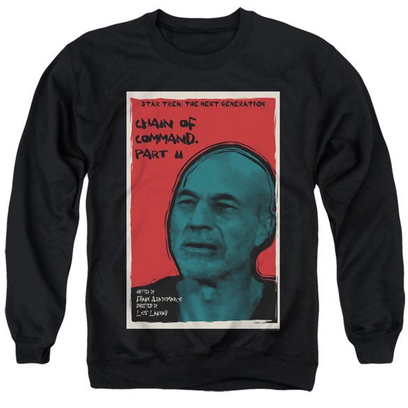 Star Trek Tng Season 6 Episode 11 Adult Crewneck Sweatshirt Black