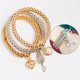 thumbnail image 3 of Jumpingount 3 unids/set pulseras y brazaletes de búho de cristal bonitos para mujer joyería elástica Ropa, zapatos y accesorios Miscelánea, 3 of 6