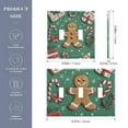 thumbnail image 2 of Yayeee Toggle Light Switch Wall Plate 3-Gang 6.37"x4.48" Decorative Outlet Cover, Christmas Gingerbread, 2 of 7