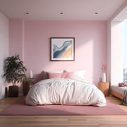 Evolve Latex Paint and Primer, Interior and Exterior Paint, Eggshell Finish, Posy Pink, 1 Gallon