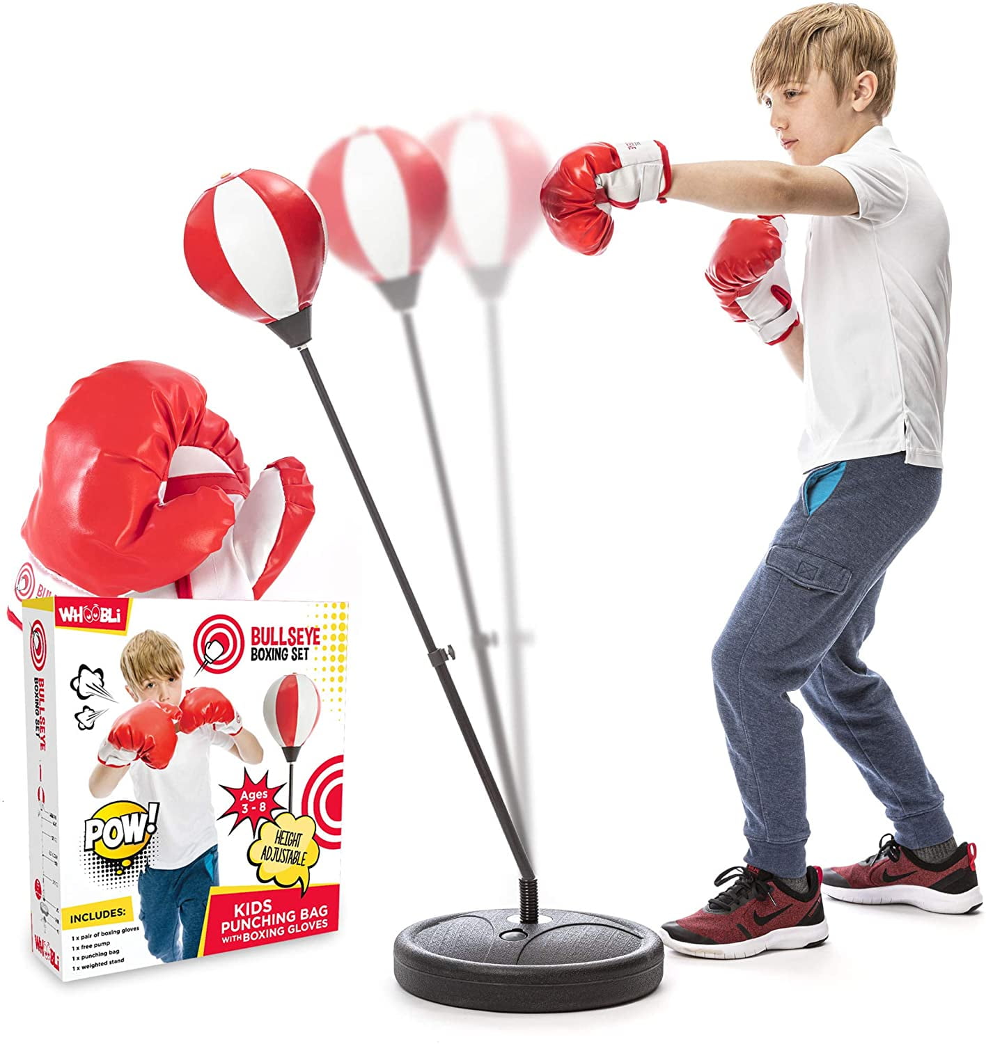 Boxing Punch Bag Children Punching Bag Gloves Set Kids Fitness Special Gift 
