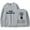 Gray, variant on Alec Benjamin Merch Sportswear retro long sleeved casual round neck pullover