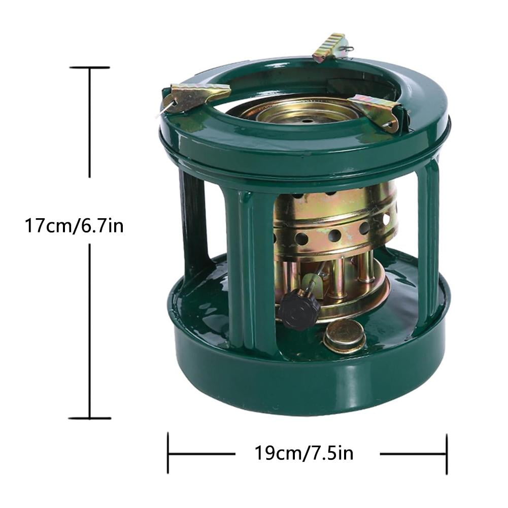 Portable 8-Wick Kerosene Camping Stove, Multi-Fuel Outdoor Heater for Emergency, Hiking and Picnic Use
