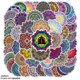 thumbnail image 1 of Adhesivos de vinilo vintage con diseño de mandala, impermeables, 50 unidades, 1 of 2