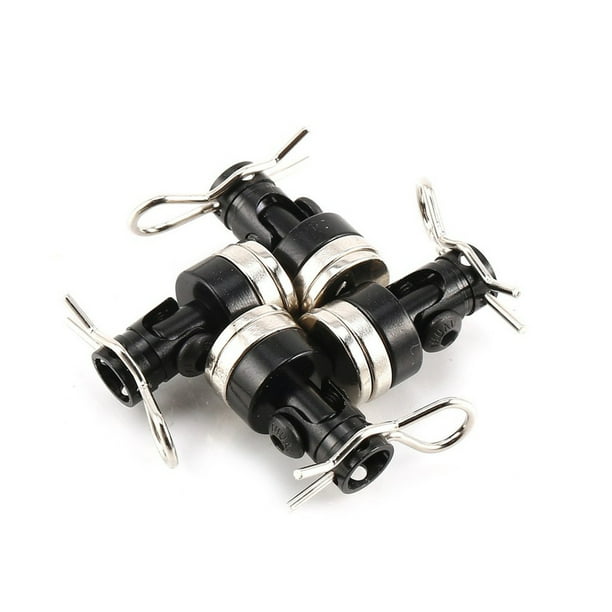 Reemplazo de columna de coche RC Stealth magnético de Metal 4 piezas para Clips de montaje de poste de cuerpo invisible 1:10 Traxxas Hsp Kearding WJ3138-04