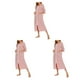 thumbnail image 4 of Sonducket Poliéster Mujer Vestido de noche Reemplazo casual Manga larga Transpirable Otoño Invierno Cardigan Oficina Ropa de dormir Rojo S Type1 NO1, 4 of 6