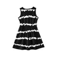 thumbnail image 4 of CCRFTGI Girls Dresses Size 7 A-Line Black Striped Dress Party Cute Sleeveless Girls Dresses 2026 Summer Stylish Special Occasion Dress for Girls Black 9-10 Years, 4 of 4